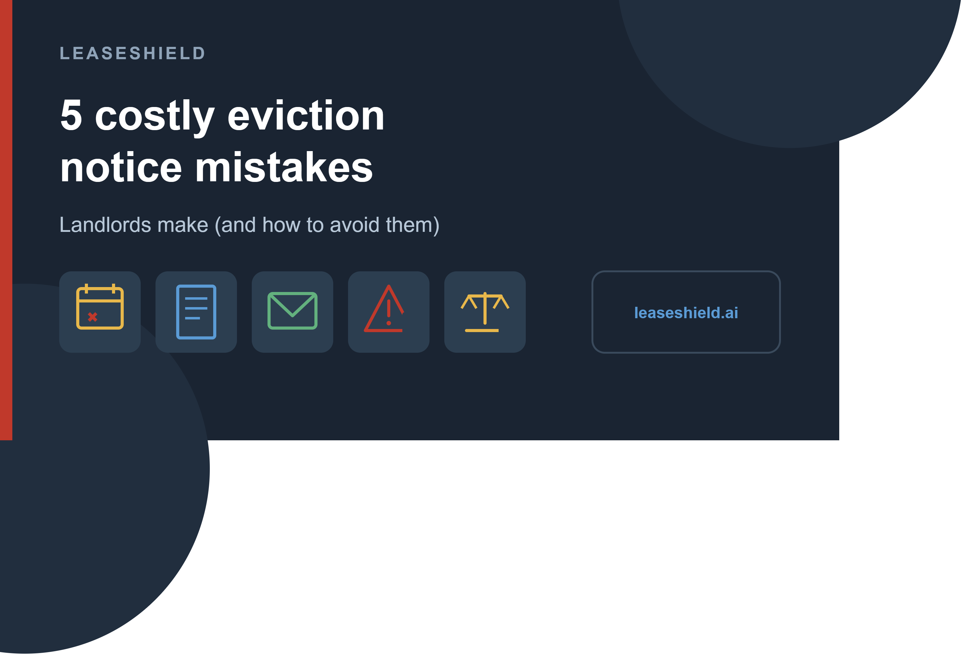 5 Costly Eviction Notice Mistakes Landlords Make (And How to Avoid Them)